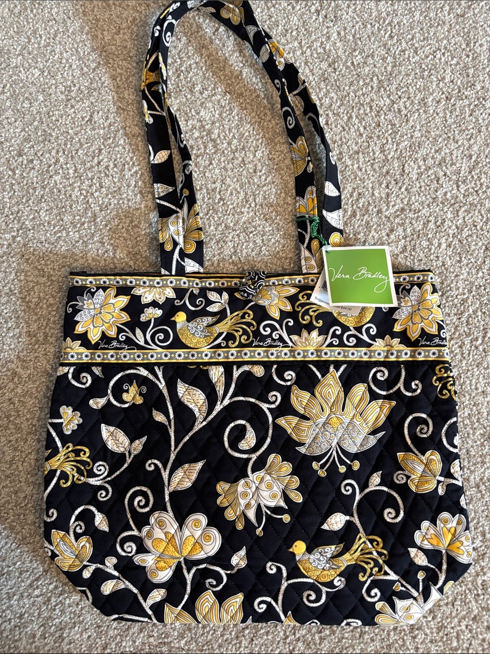 Vera Bradley Yellow Bird Tote